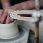 Juliet Macleod in her studio 2018